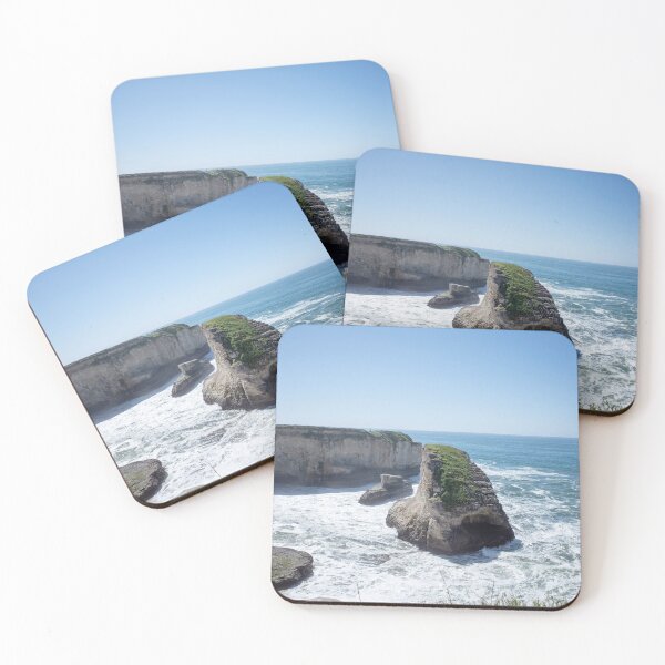 Item preview, Sunny Shark Fin Cove Lookout - Santa Cruz/Davenport California designed and sold by bayviewmedia.