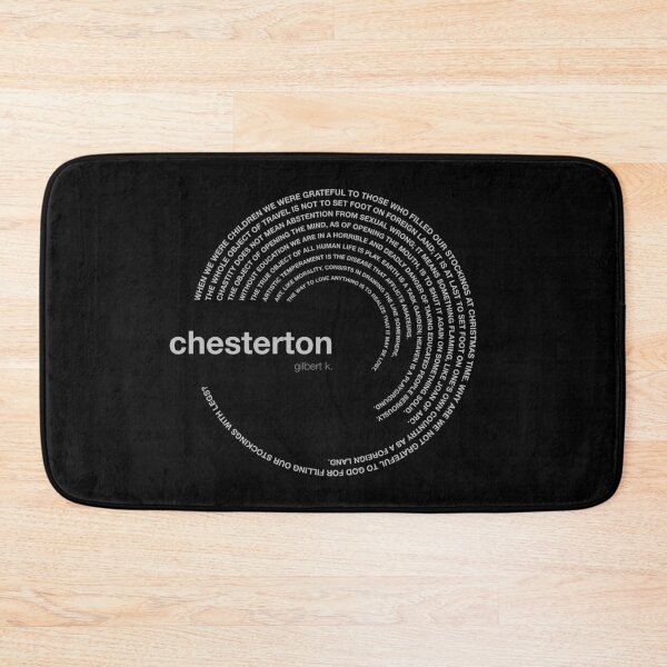 Item preview, Gilbert k. Chesterton famous quotes poster [silver] designed and sold by CMYKStudio.