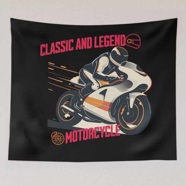 Item preview, Immortal Icons: Digital Art Celebrating the Splendor of Classic Motorcycles designed and sold by Artedig.