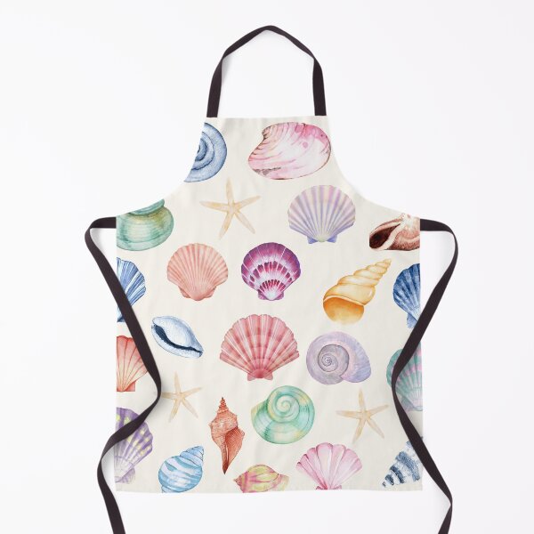 Item preview, Watercolour Seashells Pattern designed and sold by HeyDaisyShop.
