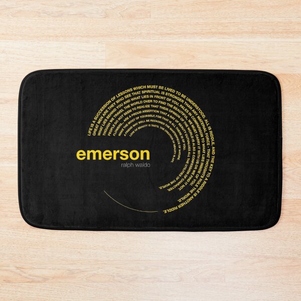 Item preview, Ralph waldo Emerson famous quotes poster [gold] designed and sold by CMYKStudio.