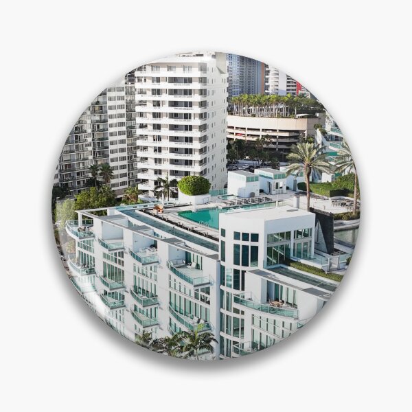 Item preview, Miami Brickell Shoreline Aerial View  designed and sold by bayviewmedia.