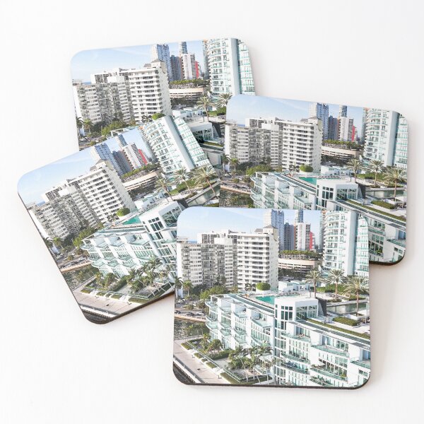 Item preview, Miami Brickell Shoreline Aerial View  designed and sold by bayviewmedia.