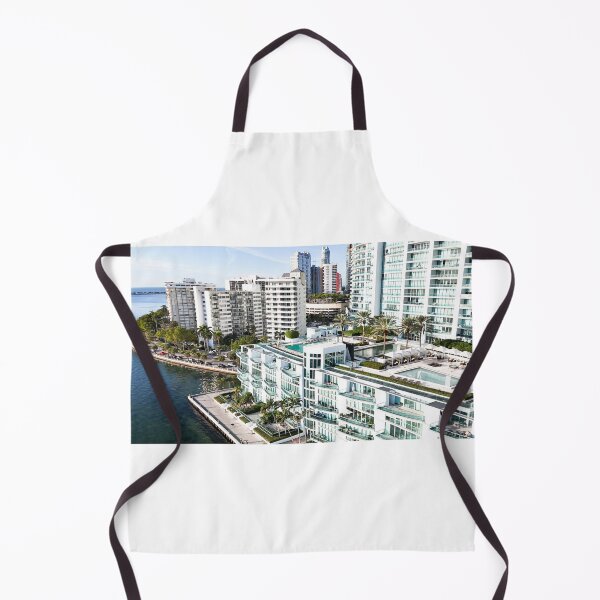 Item preview, Miami Brickell Shoreline Aerial View designed and sold by bayviewmedia.