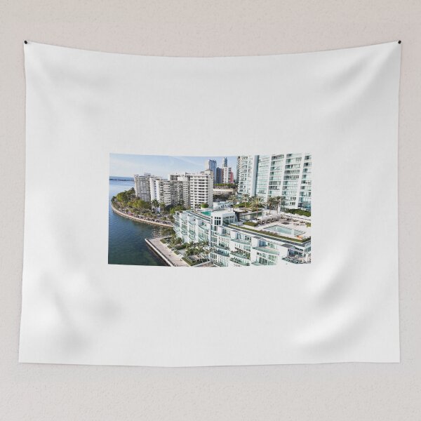 Item preview, Miami Brickell Shoreline Aerial View  designed and sold by bayviewmedia.