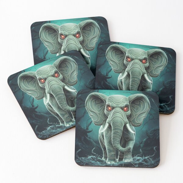 Item preview, Elephant Portrait. elephant line, elephant drawing, abstract elephant, colorful elephant designed and sold by ElephantVibes.