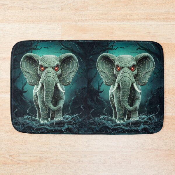 Item preview, Elephant Portrait. elephant line, elephant drawing, abstract elephant, colorful elephant designed and sold by ElephantVibes.
