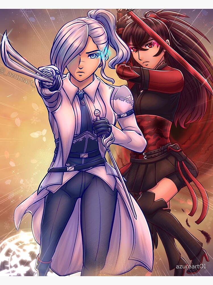 Winter and Raven Beyond RWBY @azureart01/@_azureart_