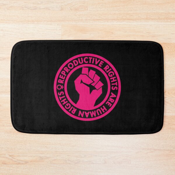Item preview, Reproductive Rights are Human Rights (hot pink inverse) raised fist designed and sold by Thelittlelord.