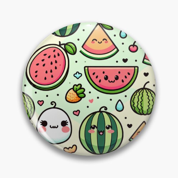 Item preview, Melon Pattern Watermelon Cantaloupe Honeydew designed and sold by PassionforLove.
