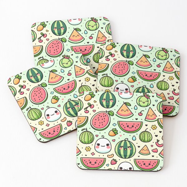 Item preview, Melon Pattern Watermelon Cantaloupe Honeydew designed and sold by PassionforLove.