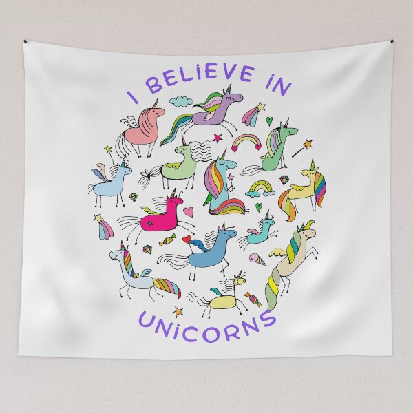Item preview, I believe in Unicorns Magic Adorable Graphic  designed and sold by socialarmour.