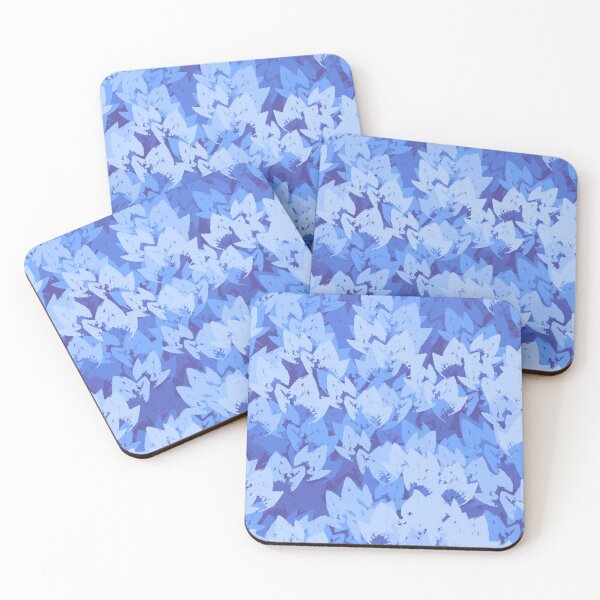 Item preview, Blue Leaves Pattern designed and sold by LP Drawing.