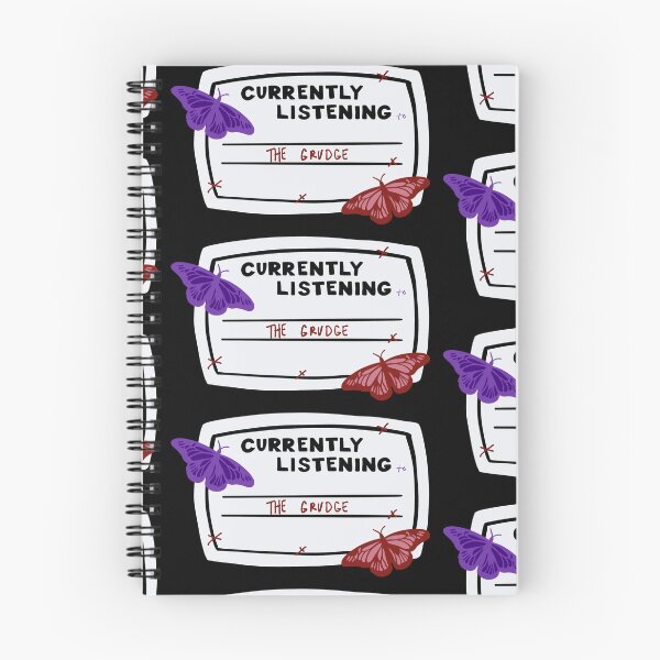 Item preview, Currently Listening to The Grudge Composition Notebook Sticker designed and sold by notastranger.