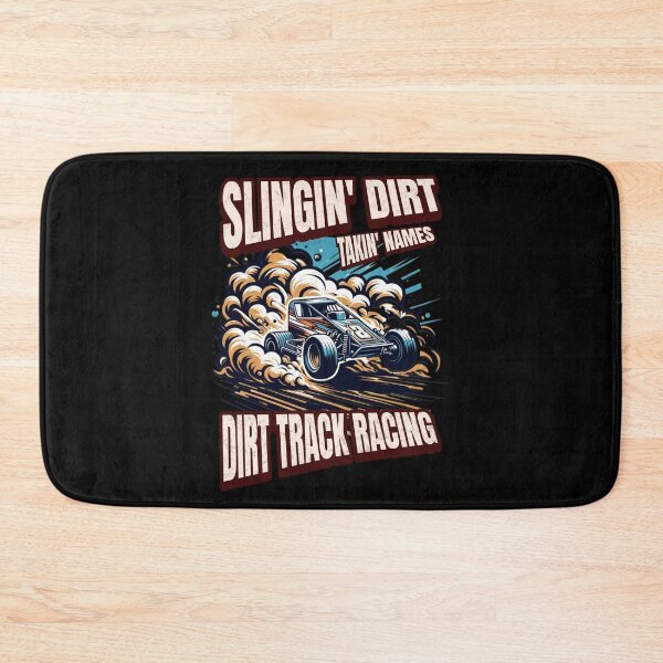 Item preview, Slingin Dirt Takin Names Dirt Track Racing Dirt Track Track Swag Racecar Cars Speedway Racetrack Dirt Racer designed and sold by CarantinedChaos.