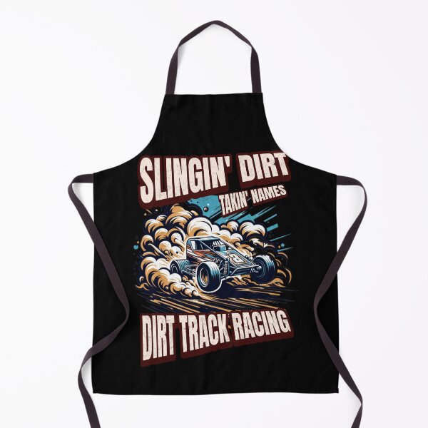 Item preview, Slingin Dirt Takin Names Dirt Track Racing Dirt Track Track Swag Racecar Cars Speedway Racetrack Dirt Racer designed and sold by CarantinedChaos.