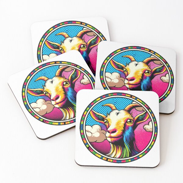 Item preview, Colorful Goat Shirt designed and sold by CountryBreezes.