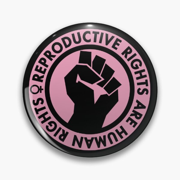 Item preview, Reproductive Rights are Human Rights (PINK) raised fist designed and sold by Thelittlelord.