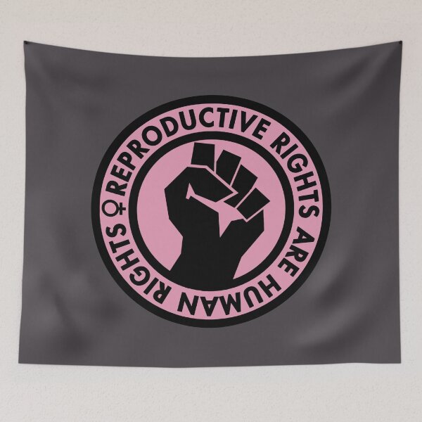 Item preview, Reproductive Rights are Human Rights (PINK) raised fist designed and sold by Thelittlelord.