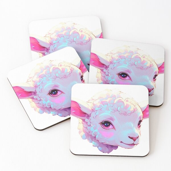 Item preview, Cute Lamb Face  designed and sold by LevCreates.