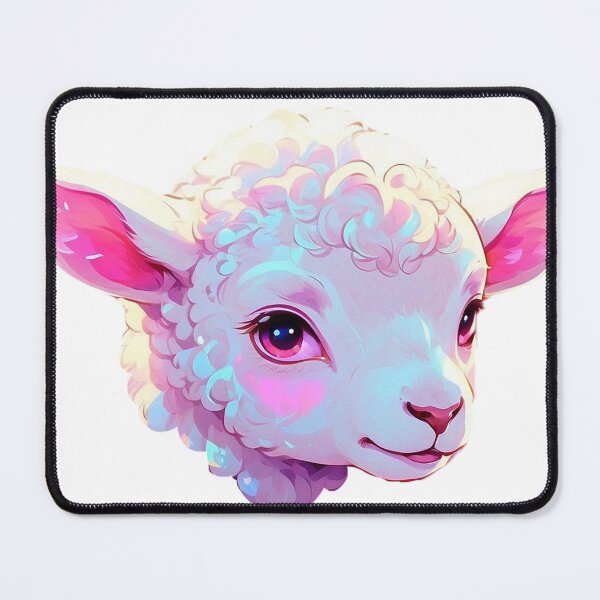 Item preview, Cute Lamb Face designed and sold by LevCreates.