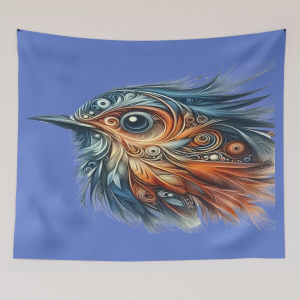Item preview, Vibrant Blue Jay designed and sold by Furbulous Faces.