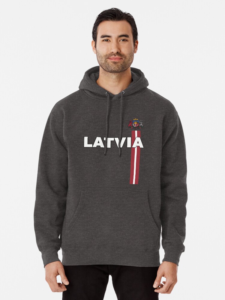 Latvian Team - Latvujas Latvia National Jersey Design Pullover Hoodie for  Sale by merchhost