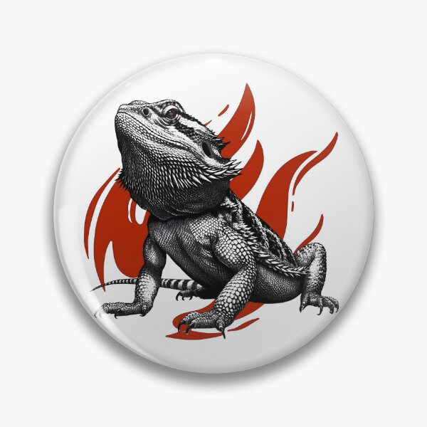 Item preview, Bearded Dragon Portrait designed and sold by HausKatz.