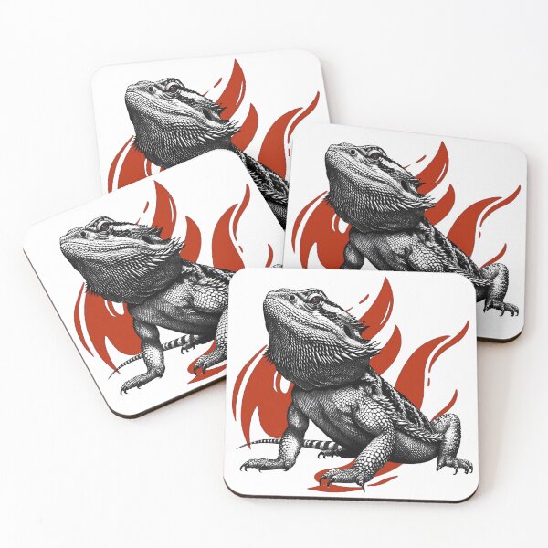 Item preview, Bearded Dragon Portrait designed and sold by HausKatz.