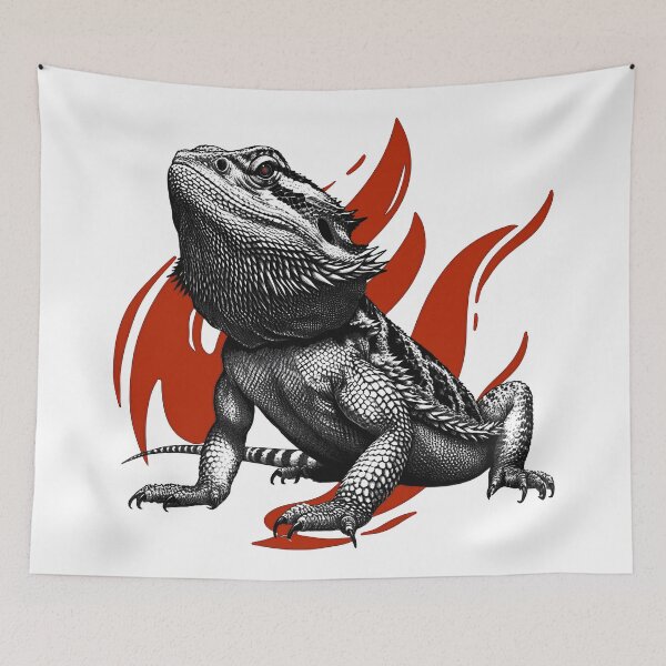 Item preview, Bearded Dragon Portrait designed and sold by HausKatz.