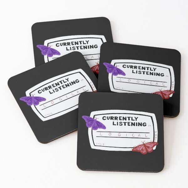 Item preview, Currently Listening to Logical Composition Notebook Sticker designed and sold by notastranger.