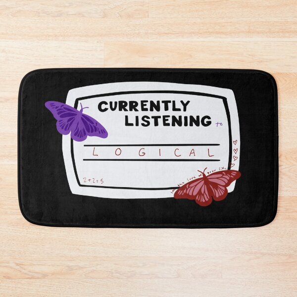 Item preview, Currently Listening to Logical Composition Notebook Sticker designed and sold by notastranger.