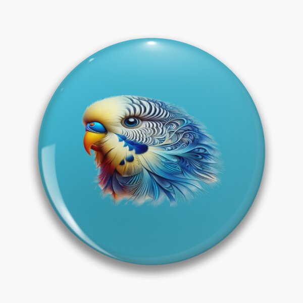 Item preview, Playful Budgie designed and sold by Furbulous Faces.