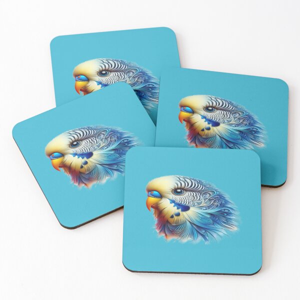 Item preview, Playful Budgie designed and sold by Furbulous Faces.