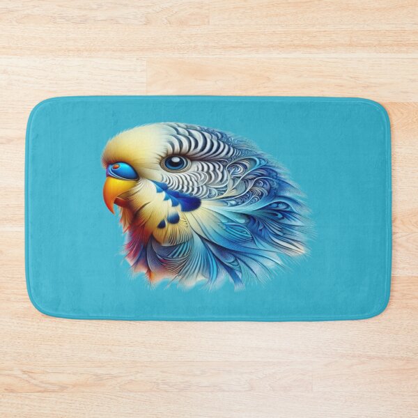 Item preview, Playful Budgie designed and sold by Furbulous Faces.