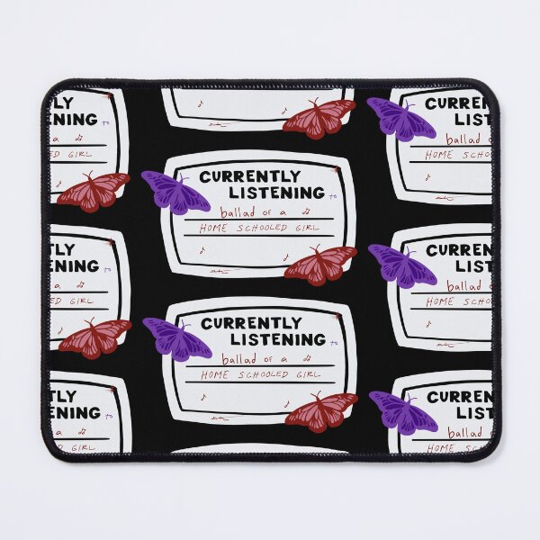 Item preview, Currently Listening to Ballad of a Homeschooled Girl Composition Notebook Sticker designed and sold by notastranger.