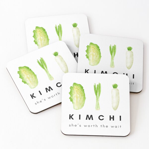 Item preview, kimchi. shes worth the wait. designed and sold by BeyondtheK.