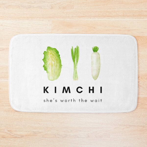 Item preview, kimchi. shes worth the wait. designed and sold by BeyondtheK.
