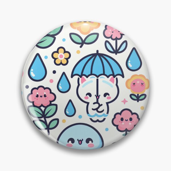 Item preview, Rain Drops and Flowers designed and sold by PassionforLove.