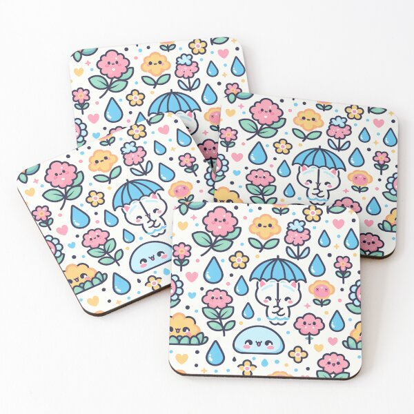 Item preview, Rain Drops and Flowers designed and sold by PassionforLove.