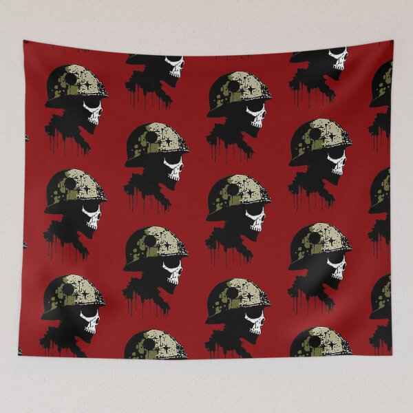 Item preview, Red War Skull designed and sold by RENAGADE4LYF.