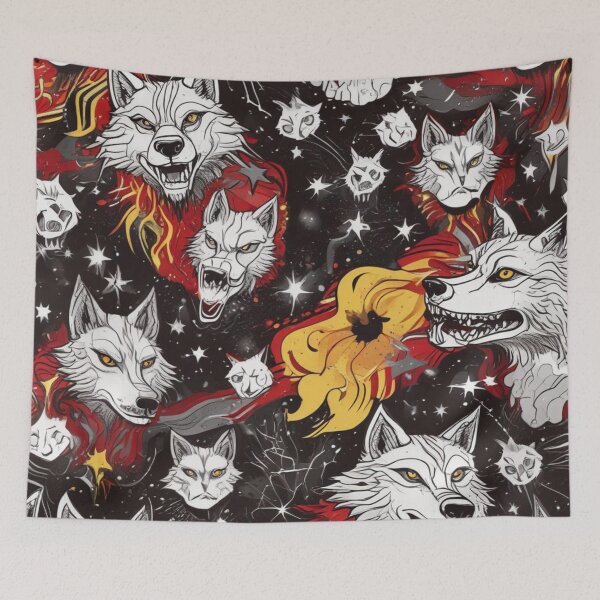 Item preview, Wolves in Space designed and sold by pUNKnown.