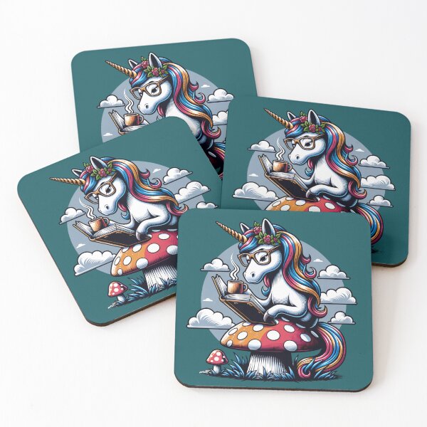Item preview, Magical Reading Unicorn Diva designed and sold by sparsonboutique.