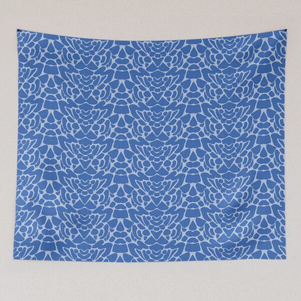 Item preview, Abstract blue pattern  designed and sold by Pandanuss.