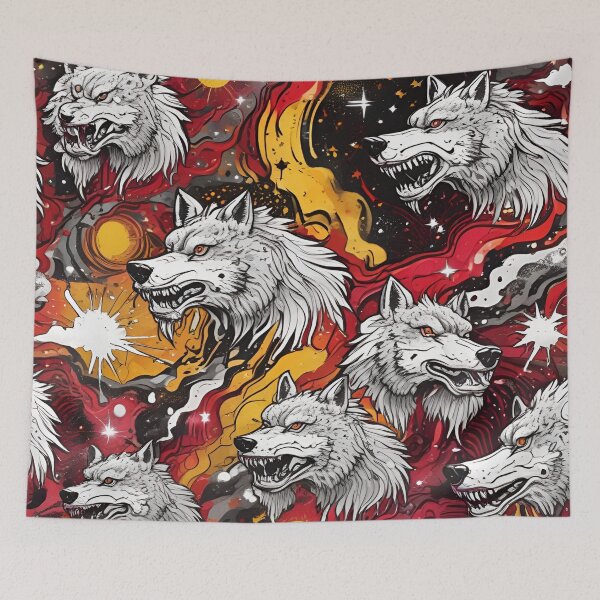 Item preview, Wolves in Space designed and sold by pUNKnown.