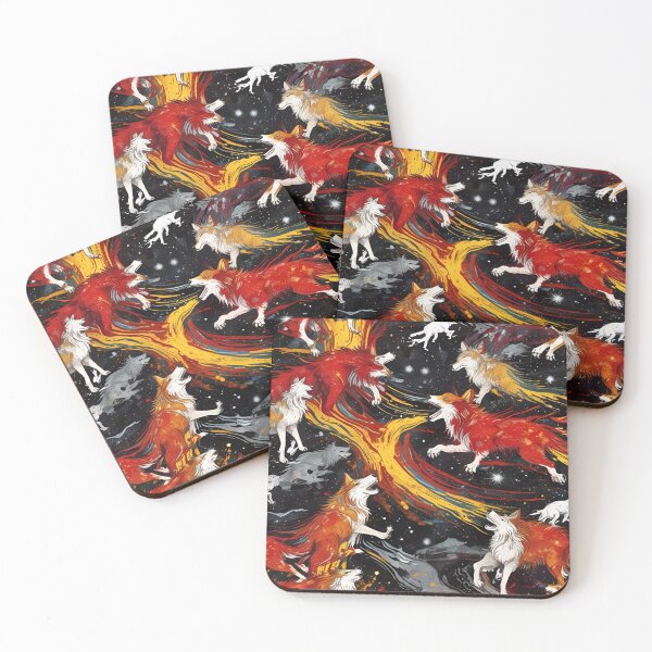 Item preview, Fire Breathing Wolves designed and sold by pUNKnown.