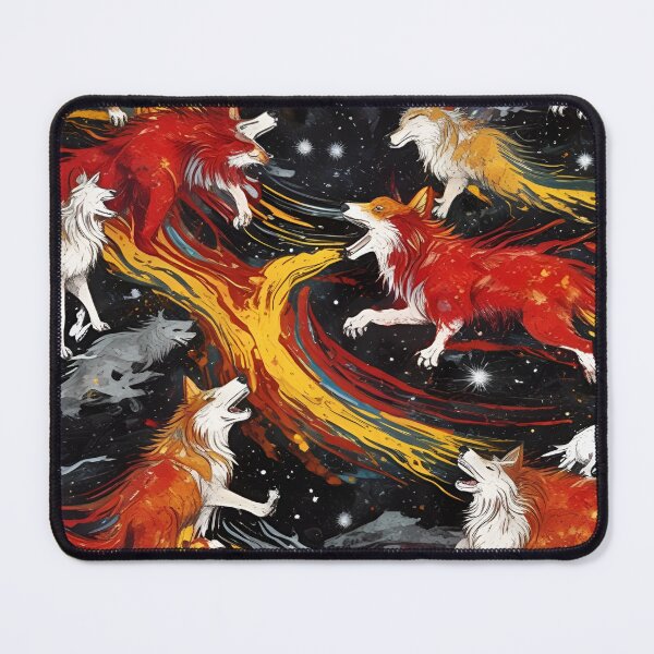 Item preview, Fire Breathing Wolves designed and sold by pUNKnown.