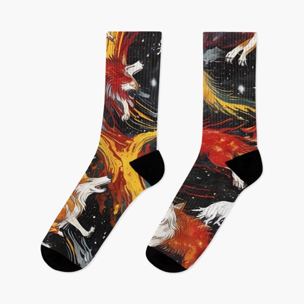 Item preview, Fire Breathing Wolves designed and sold by pUNKnown.