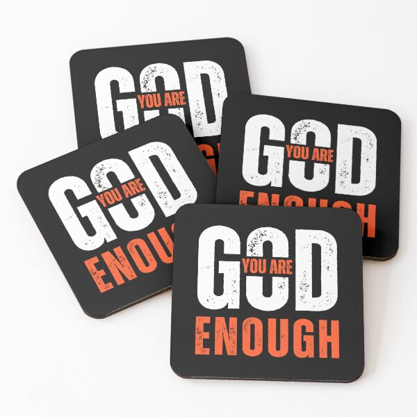 Item preview, God You Are Enough, Christian Inspirational design  designed and sold by MoriaStore.