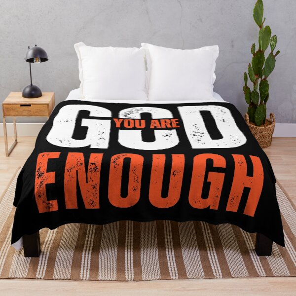 Item preview, God You Are Enough, Christian Inspirational design designed and sold by MoriaStore.
